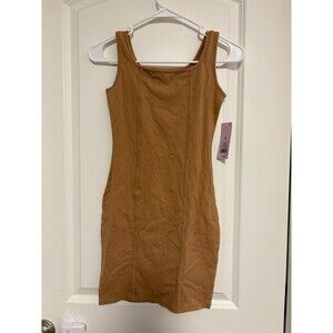 Wild Fable body con short dress camel color size XS
